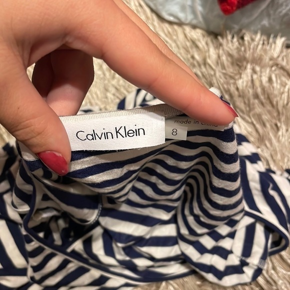 Calvin Klein‎ Stripe Sleeveless Dress - Picture 3 of 6